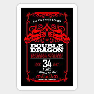 Double Dragon Bourbon Magnet